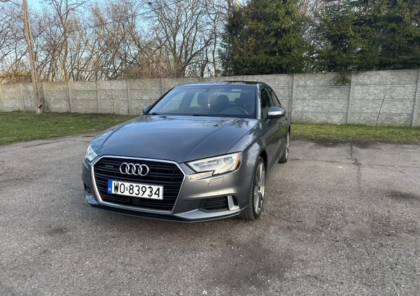 Audi A3 cena 76800 przebieg: 91232, rok produkcji 2017 z Ostrołęka małe 781
